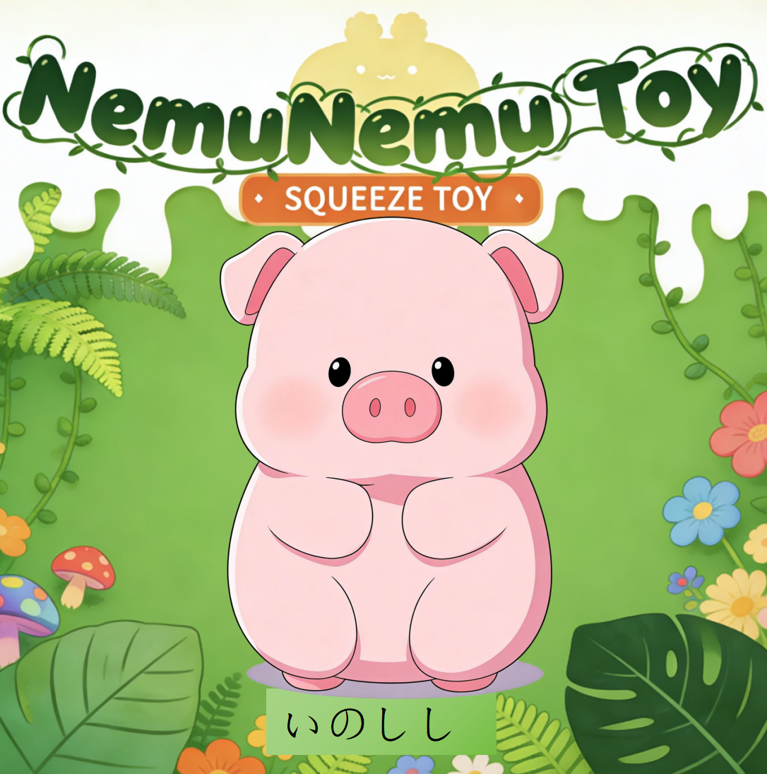 NemuNemu ふわふわぬいぐるみ「にぎにぎシリーズ」ストレス解消ミニアイテム【開封後は返品・キャンセル不可】
